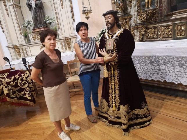 El Jesús Nazareno de Almazán, listo para la Subida