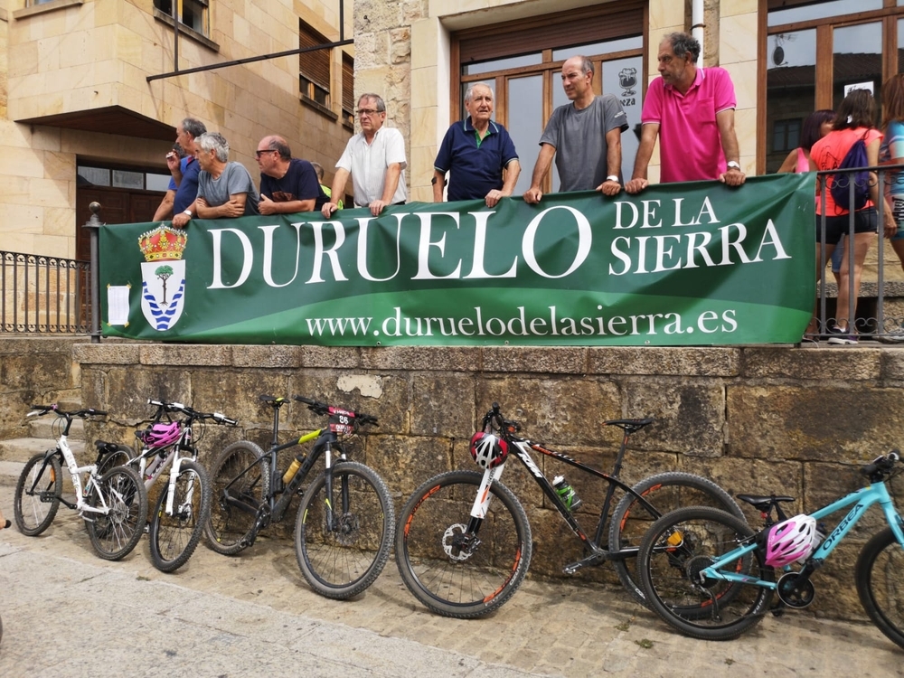 Duruelo de la Sierra vive su Marcha BTT con 140 ciclistas