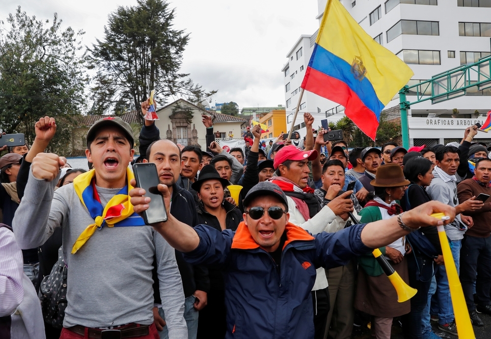 Las protestas dejan al menos cinco muertos en Ecuador