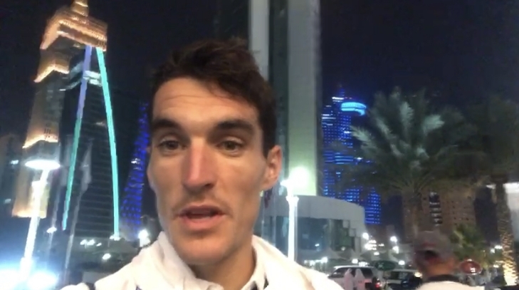 Dani Mateo se aclimata a Doha (VÍDEO)