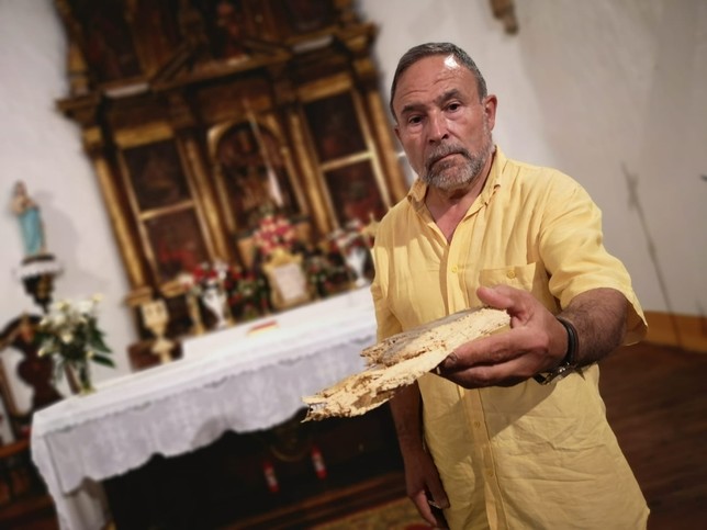 La carcoma pone en jaque la iglesia de San Pedro de Beratón