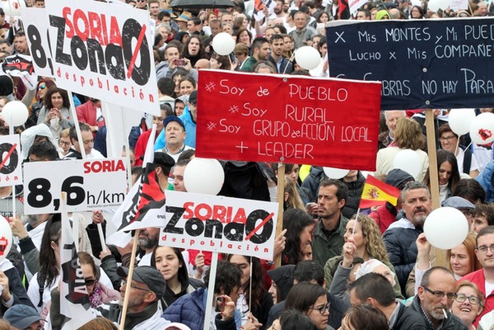 'La Revuelta de la España Vaciada', en Madrid. 31 de marzo