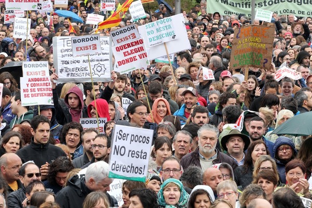'La Revuelta de la España Vaciada', en Madrid. 31 de marzo
