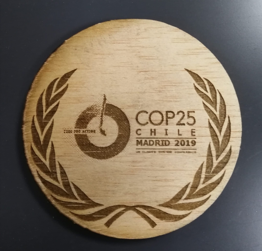 Las medallas de la Cumbre COP25, hechas en Soria