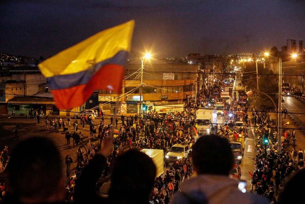 El Gobierno de Ecuador se marcha de Quito por los disturbios