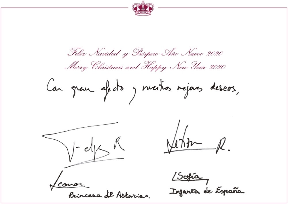 Los Reyes y sus hijas nos felicitan la Navidad desde Asturias