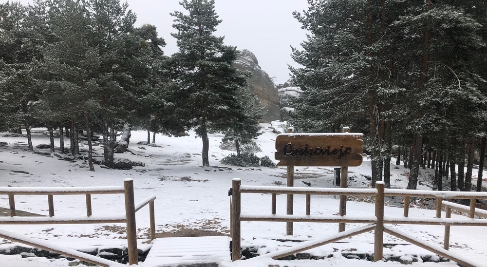 Primeras nevadas de la temporada en la provincia de Soria