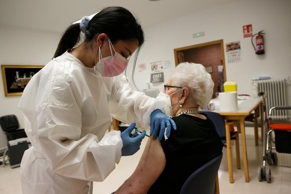 Los internos de Los Royales reciben la vacuna en Soria