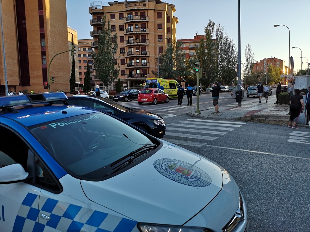 Dos heridos por un atropello en la Avenida Valladolid