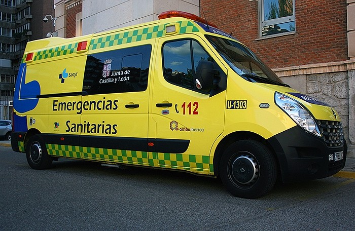 Imagen de archivo de una ambulancia del 112 de la provincia