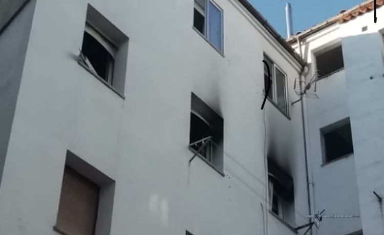 Explosión en vivienda de la calle arboleda