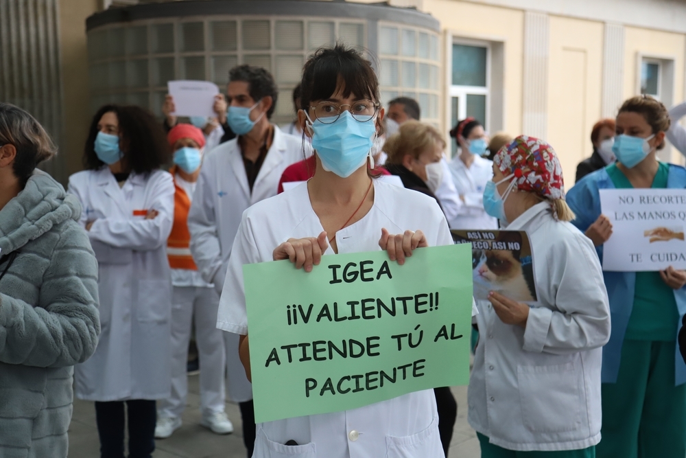Miles de sanitarios de Sacyl exigen que no se les 