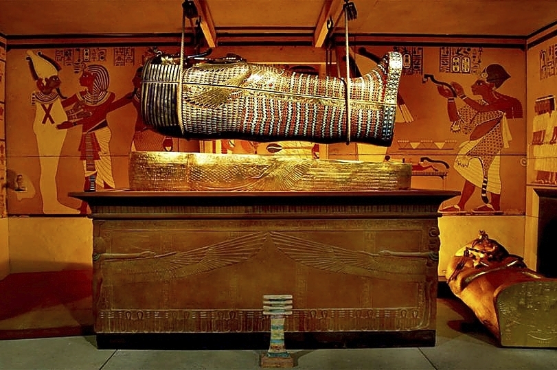 Recreación de la Cámara Funeraria de Tutankamón