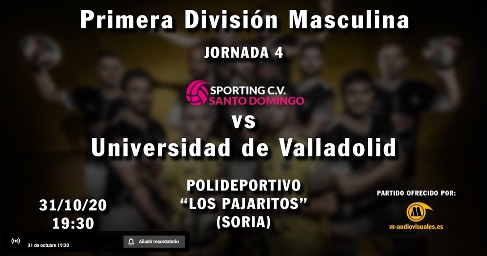 Sporting CV Soria - Universidad de Valladolid, en directo