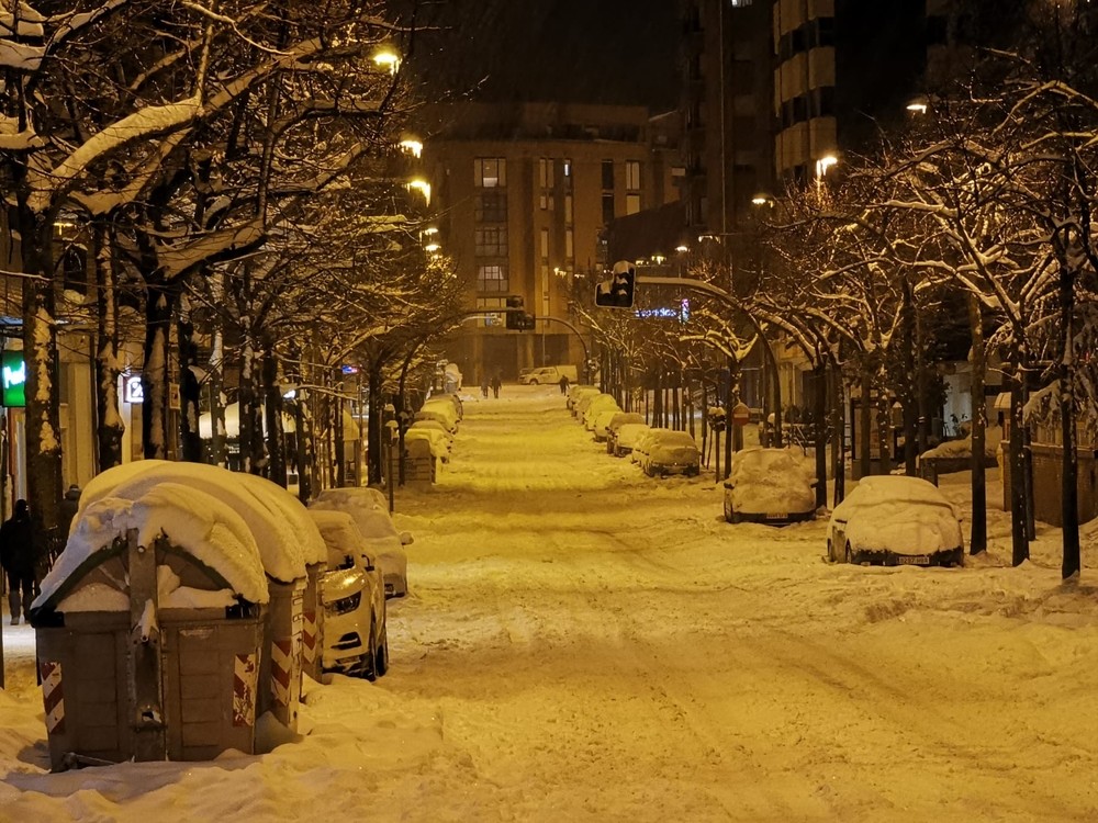 Soria encadena una nevada de más de 24 horas ininterrumpidas