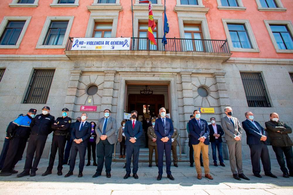 Concentración en Ávila en la que ha participado el delegado del Gobierno.