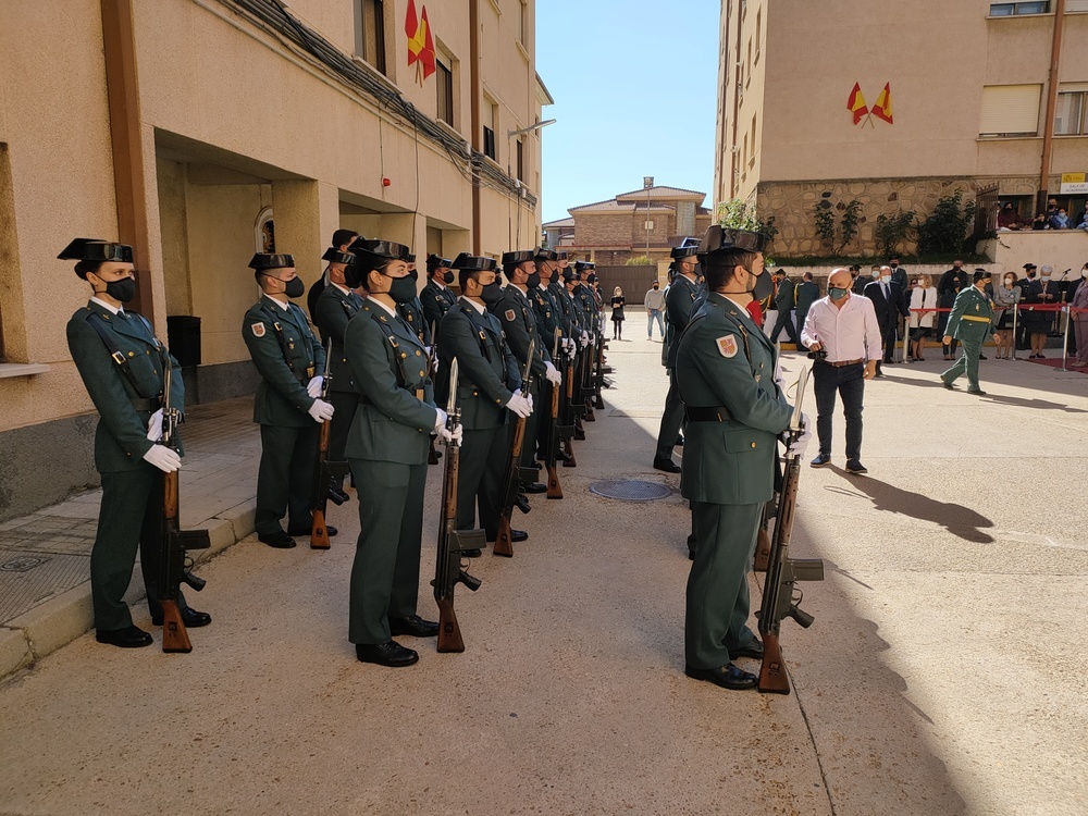La Guardia Civil de Soria celebra su día en un acto reducido