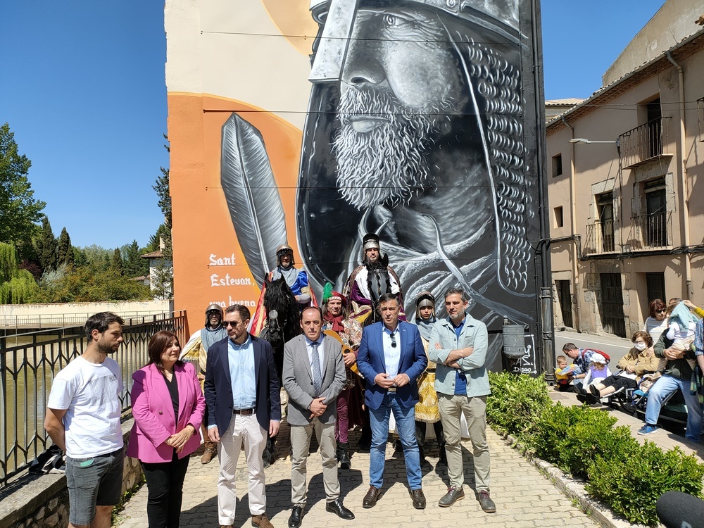 San Esteban se engalana para el 20 aniversario Camino del Cid