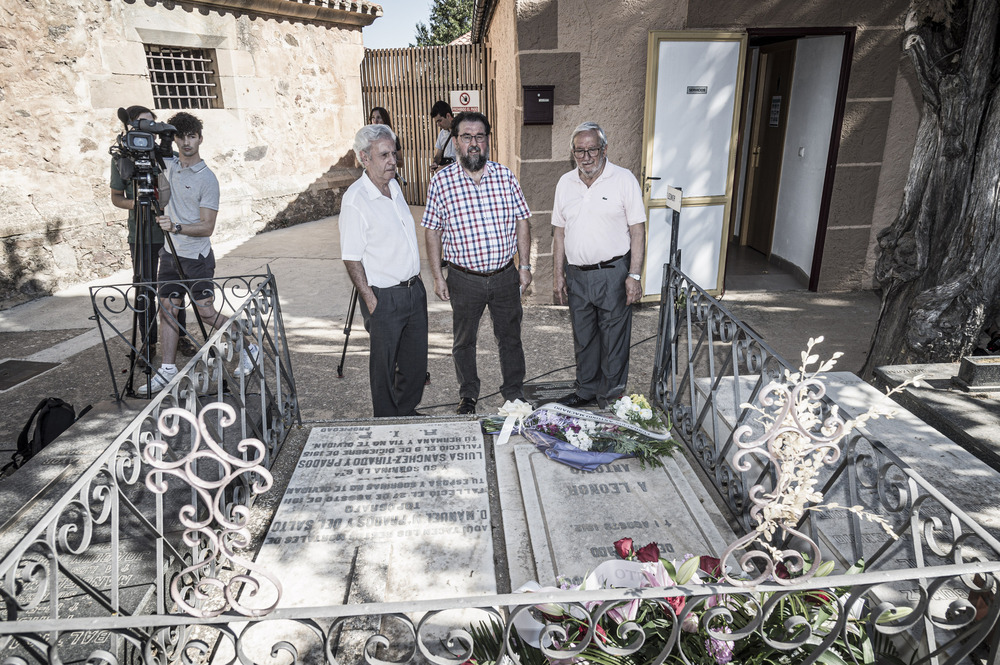 El Ayuntamiento de Soria y la Fundación Antonio Machado homenajean a Leonor Izquierdo en el 110º aniversario de su muerte.
