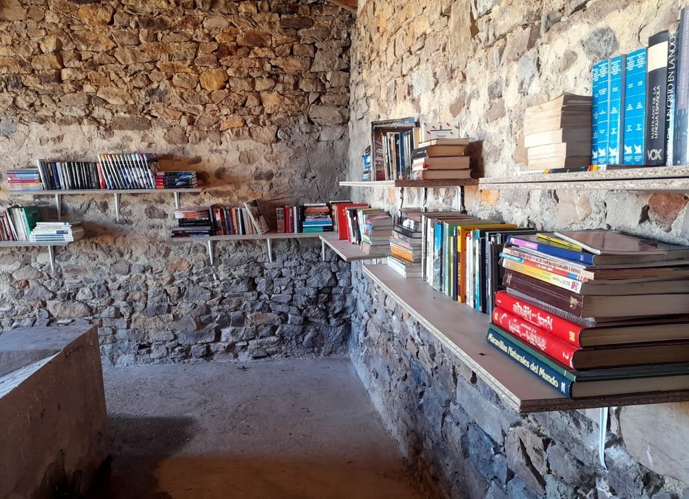 La nueva biblioteca de Sarnago ubicada en el antiguo lavadero de la localidad. 