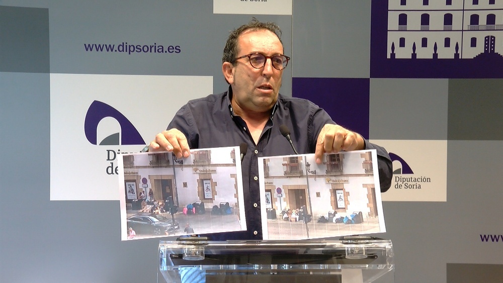 Zasca de Lozano por el desbordamiento de contenedores en Soria