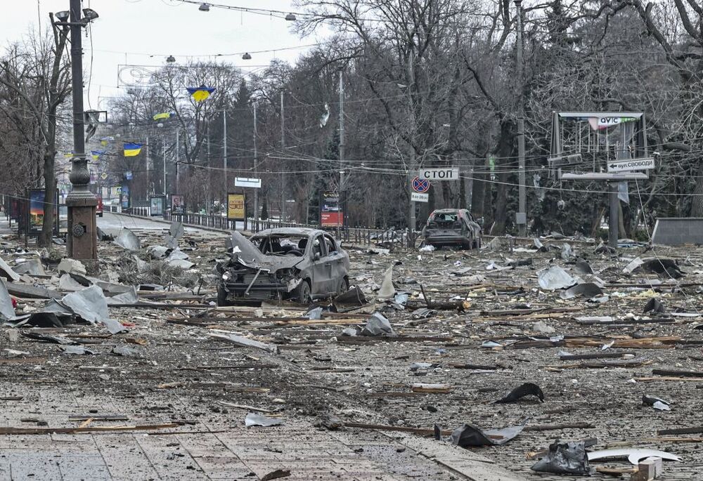 Bombardeos en Ucrania  / SERGEY DOLZHENKO