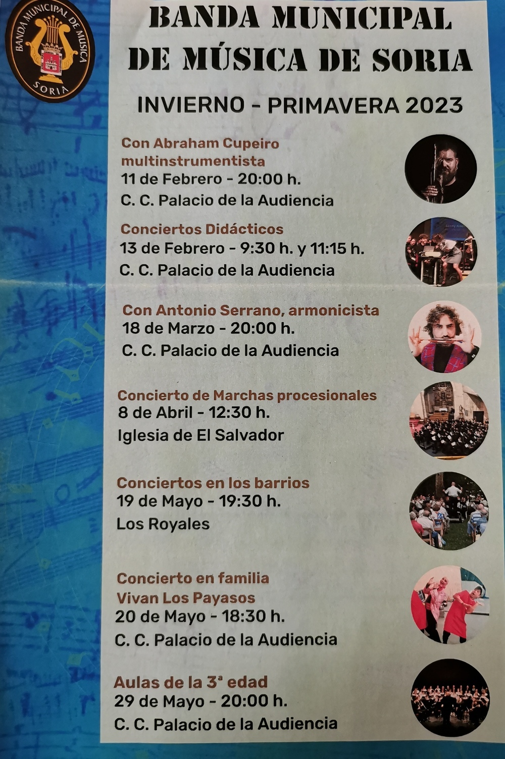 La Banda de Soria programa siete conciertos hasta primavera
