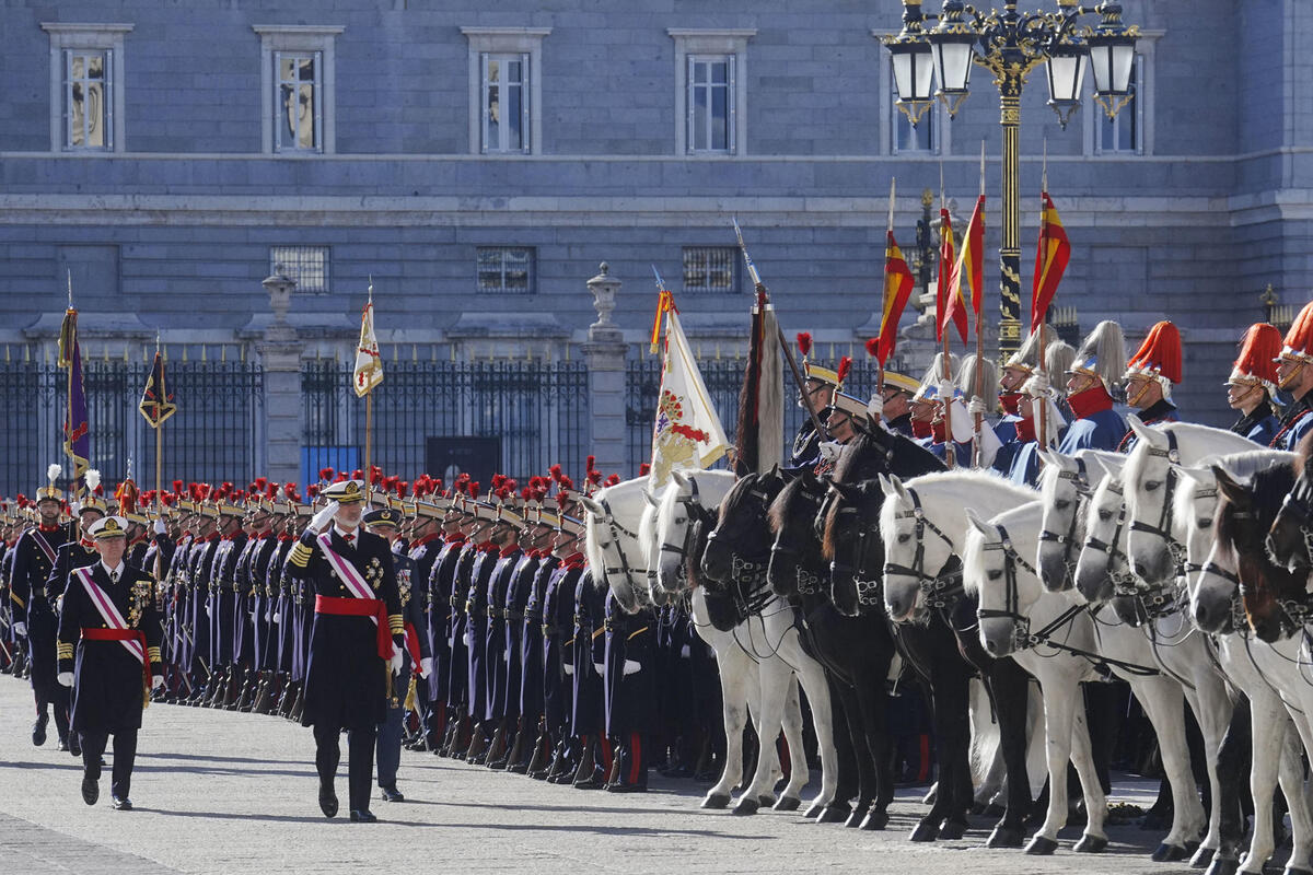 Pascua Militar en el Palacio Real en Madrid  / BORJA SANCHEZ TRILLO