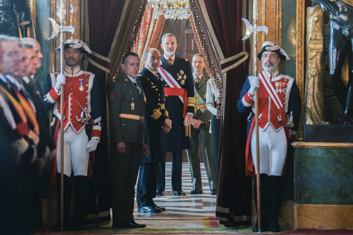 Pascua Militar en el Palacio Real en Madrid  / BORJA SANCHEZ TRILLO