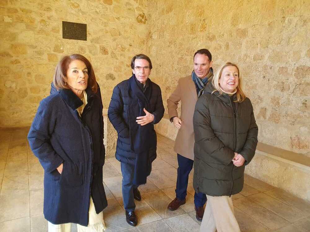El expresidente Aznar, de visita en tierras sorianas