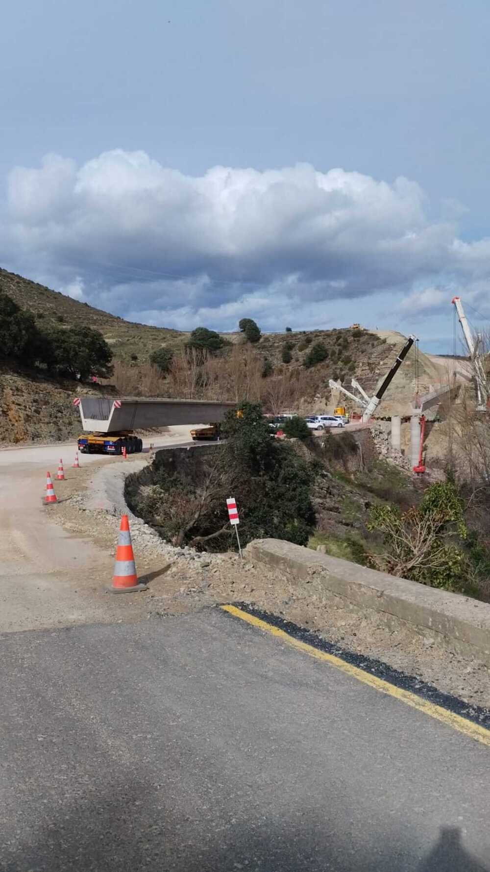 El puente entre Magaña y Fuentes de Magaña