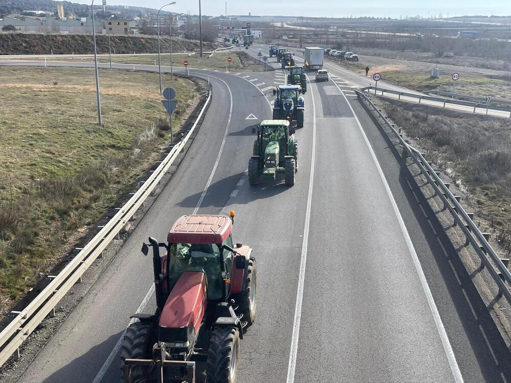 Comienza la gran tractorada en defensa de la agricultura