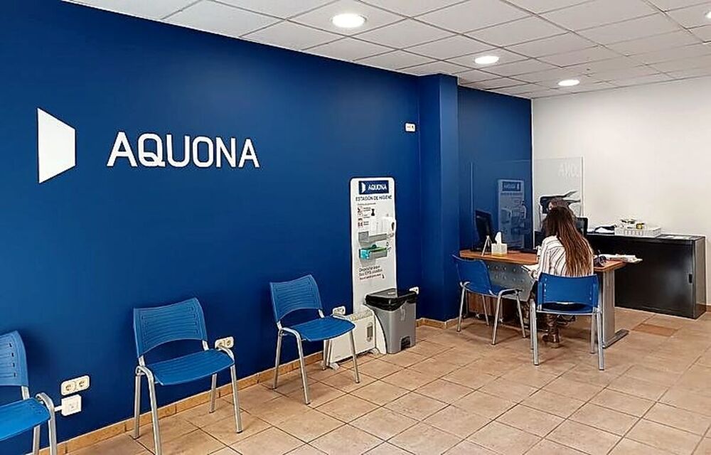 Interior de una de las oficinas de Aquona en Castilla y León.