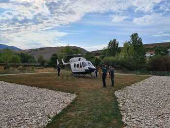Villar del Río ya cuenta con helipuerto para emergencias