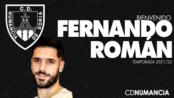 Es oficial: Fernando Román, nuevo jugador del Numancia