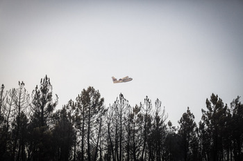 Un incendio en Muñecas obliga a intervenir con medios aéreos