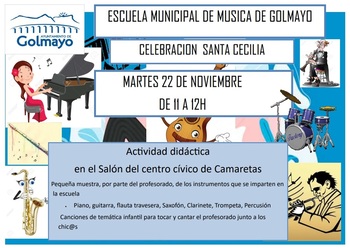 La Escuela de Música de Golmayo celebra Santa Cecilia