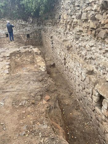 Descubiertos huecos defensivos en el Castillo de Soria