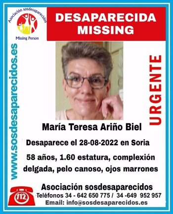 Batida en Espejo de Tera para buscar a Teresa Ariño Biel