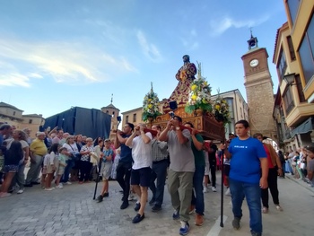 Almazán recibe a Jesús Nazareno en La Subida