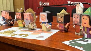 La historia de Soria en 15 recortables 3D