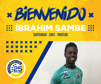 Ibrahim Sambe refuerza la portería del Balonmano Soria