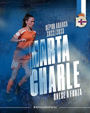 Marta Charle ficha por el Deportivo de la Coruña