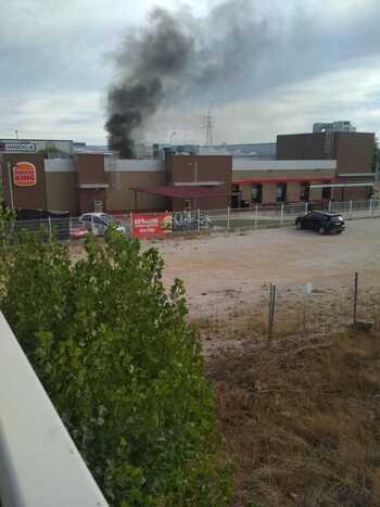 Incendio en el Burger King
