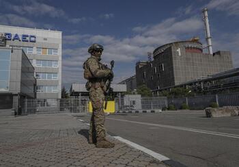 La ONU pide desmilitarizar la central nuclear de Zaporiyia