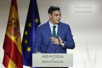 Sánchez rechaza que la Ley de Memoria sea 