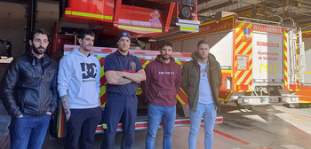 Cinco bomberos de Valladolid parten hacia Turquía