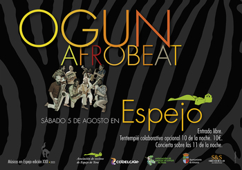Ogún Afrobeat protagonizará este sábado 'Músicas de Espejo'