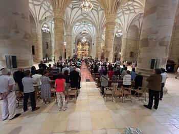 San Pedro acoge un año más la misa en honor a San Saturio
