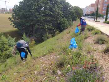Cepaim organiza una recogida de residuos en la ciudad